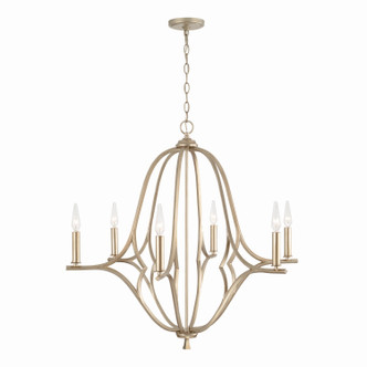 Claire Six Light Chandelier (450061BS) Claire Six Light Chandelier (450061BS)