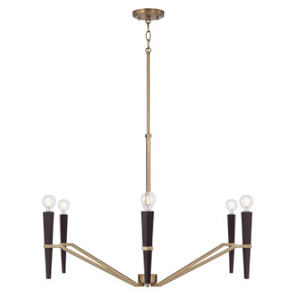 Enzo Six Light Chandelier (453861AB)