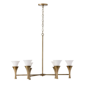 Capital Lighting - 455761ML - Six Light Chandelier - Nola - Mystic Luster