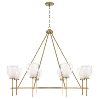 Capital Lighting - 455981AD - Eight Light Chandelier - Joss - Aged Brass