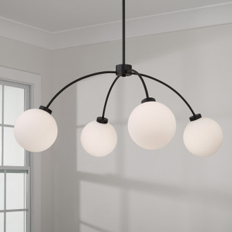 Amos Four Light Chandelier (457141BI-557)