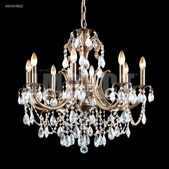 James R. Moder - 40041MB22 - Eight Light Chandelier - Monaco Cast Brass - Monaco Bronze