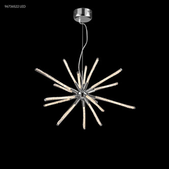 James R. Moder - 96736S22LED - LED Chandelier - Pyramid - Silver