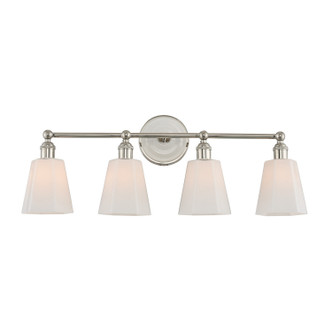 Kalco - 305034PN - Four Light Bath - Greenwich - Polished Nickel Kalco - 305034PN - Four Light Bath - Greenwich - Polished Nickel