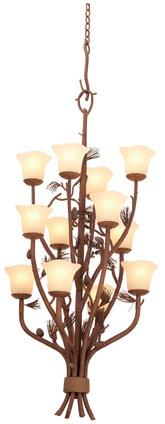 Kalco - 5043PD/1255 - 12 Light Foyer Pendant - Ponderosa - Ponderosa