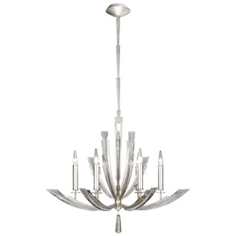 Fine Art Handcrafted Lighting - 798040ST - Six Light Chandelier - Vol de Cristal - Silver