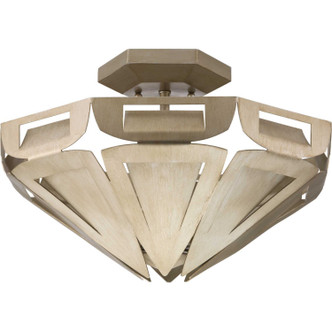 Progress Lighting - P350140-134 - Three Light Semi Flush Mount - Point Dume-Yerba - Silver Ridge Progress Lighting - P350140-134 - Three Light Semi Flush Mount - Point Dume-Yerba - Silver Ridge