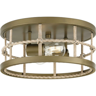 Progress Lighting - P350241-161 - Two Light Flush Mount - Lattimore - Aged Brass Progress Lighting - P350241-161 - Two Light Flush Mount - Lattimore - Aged Brass