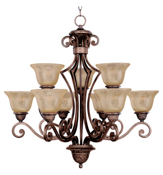 Maxim - 11245SAOI - Nine Light Chandelier - Symphony - Oil Rubbed Bronze