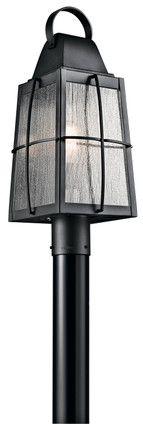 Kichler - 49555BKT - One Light Outdoor Post Mount - Tolerand - Textured Black Kichler - 49555BKT - One Light Outdoor Post Mount - Tolerand - Textured Black