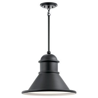 Kichler - 49777BK - One Light Outdoor Pendant - Northland - Black Kichler - 49777BK - One Light Outdoor Pendant - Northland - Black