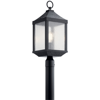 Kichler - 49987DBK - One Light Outdoor Post Mount - Springfield - Distressed Black Kichler - 49987DBK - One Light Outdoor Post Mount - Springfield - Distressed Black