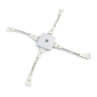 Nora Lighting - NATL-301W - X Splitter Cable for Side-Lit Tape Light - Standard Tape Accessory - White Nora Lighting - NATL-301W - X Splitter Cable for Side-Lit Tape Light - Standard Tape Accessory - White