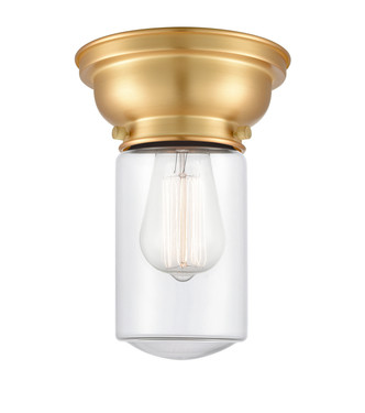 Innovations - 623-1F-SG-G312 - One Light Flush Mount - Franklin Restoration - Satin Gold