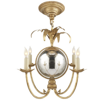 Visual Comfort Signature - CHC 5370GI - Four Light Chandelier - Gramercy - Gilded Iron Visual Comfort Signature - CHC 5370GI - Four Light Chandelier - Gramercy - Gilded Iron