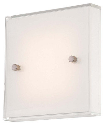 George Kovacs - P1141-084-L - LED Wall Sconce - Framework - Brushed Nickel George Kovacs - P1141-084-L - LED Wall Sconce - Framework - Brushed Nickel