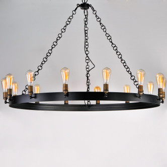 Noble 14 Light Chandelier (26276BKNAB)