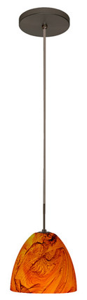 Besa - 1JT-4470HB-BR - One Light Pendant - Vila - Bronze