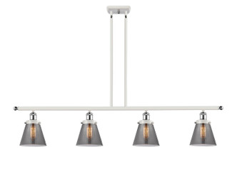 Innovations - 916-4I-WPC-G63 - Four Light Island Pendant - Ballston Urban - White Polished Chrome