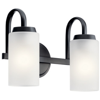 Kichler - 55086BK - Two Light Bath - Kennewick - Black Kichler - 55086BK - Two Light Bath - Kennewick - Black