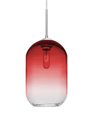 Besa - 1JT-OMEGA12RD-SN - One Light Pendant - Omega 12 - Satin Nickel