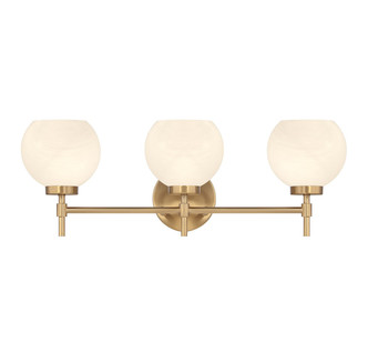 Lighting One E - V6-L8-9621-3-322 - Three Light Bathroom Vanity - Hannah - Warm Brass