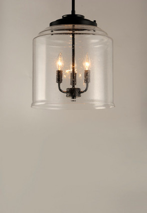 Acadia Three Light Pendant (12273CDBK)