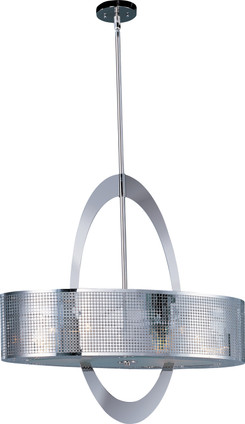 Maxim - 22305PN - Six Light Pendant - Mirage - Polished Nickel
