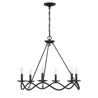 Six Light Chandelier (M100137MBK) Six Light Chandelier (M100137MBK)