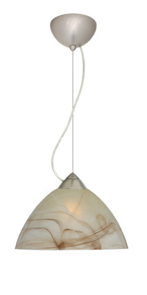 Besa - 1KX-420183-LED-SN - One Light Pendant - Tessa - Satin Nickel