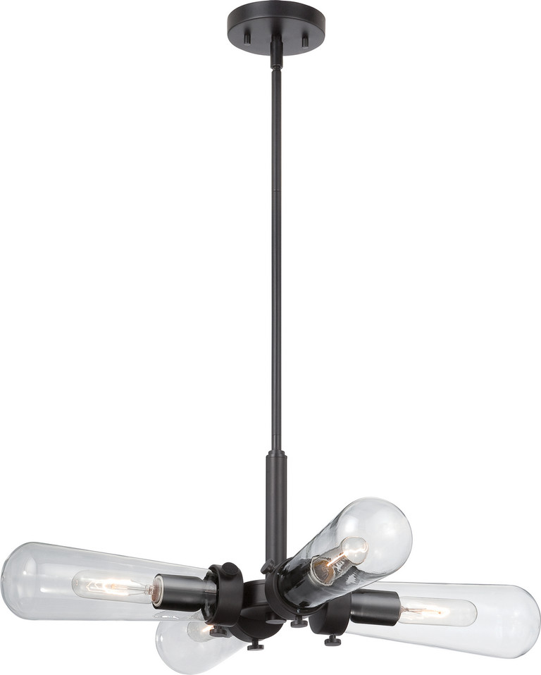 Nuvo Lighting - 60-5364 - Four Light Pendant - Beaker - Aged Bronze