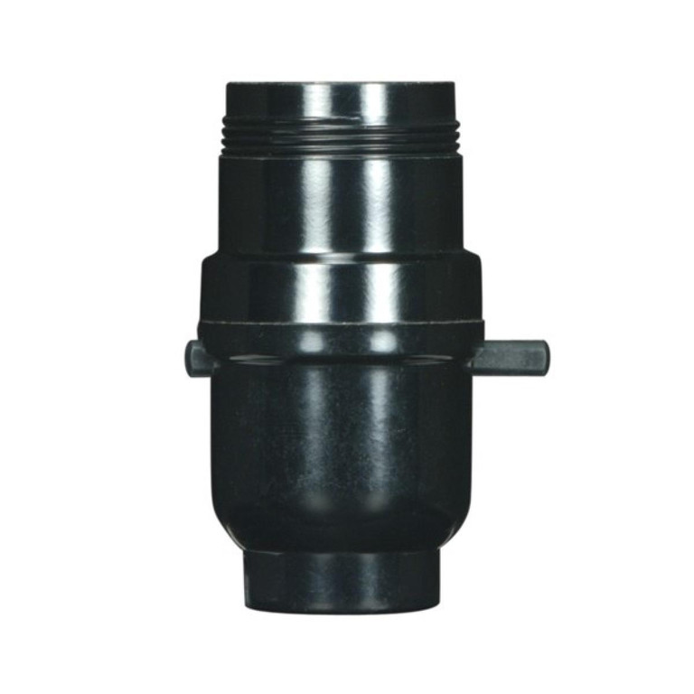 Satco - 80-1106 - Push-Thru 1/8 Ip Cap W/Metal Bushing Less Set Screw - Not Specified