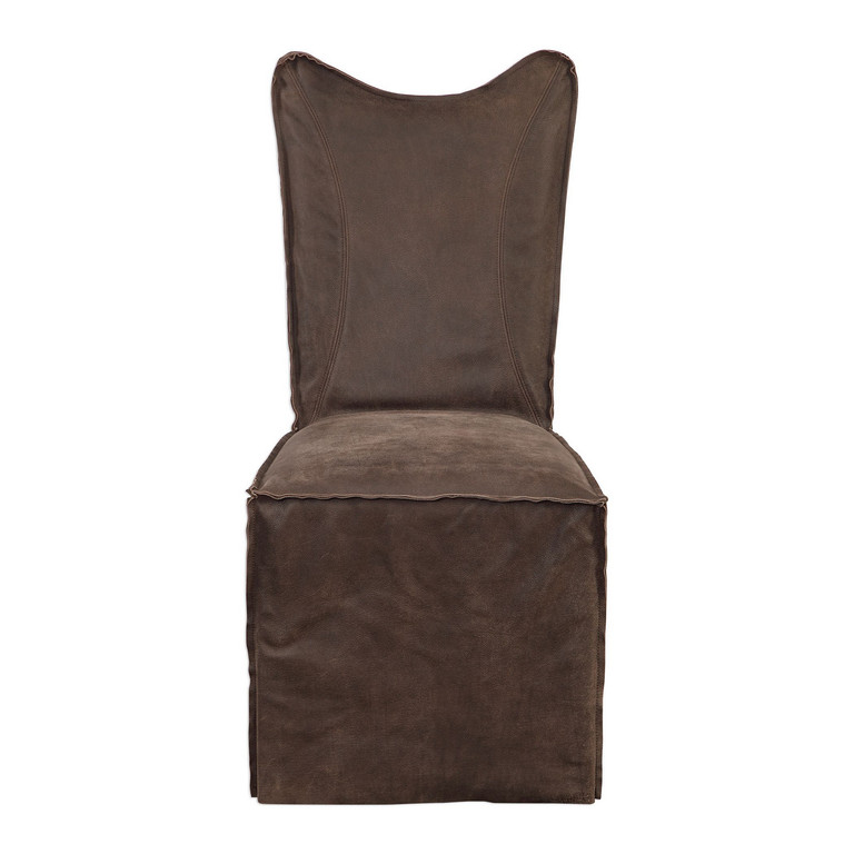 Uttermost - 23469-2 - Chairs Set Of 2 - Delroy - Chocolate