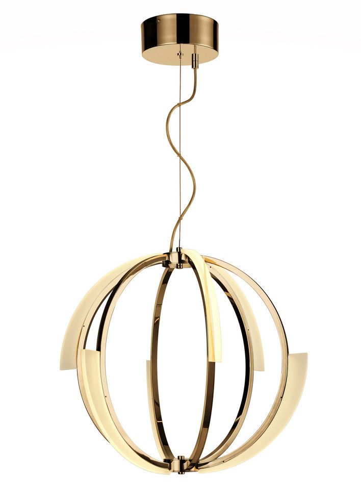 Zeev Lighting - CD10348-LED-AGB - LED Chandelier - Moonlight - Aged Brass