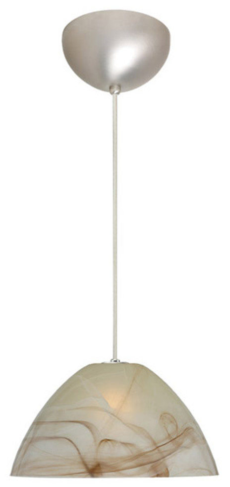 Besa - 1JC-420183-SN - One Light Pendant - Tessa - Satin Nickel