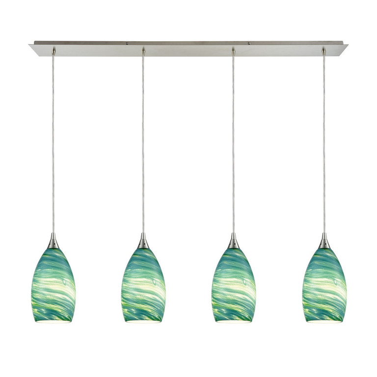 ELK Home - 10650/4LP - Four Light Pendant - Collanino - Satin Nickel