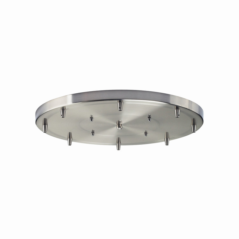 ELK Home - 8R-SN - Eight Light Pan - Pendant Options - Satin Nickel