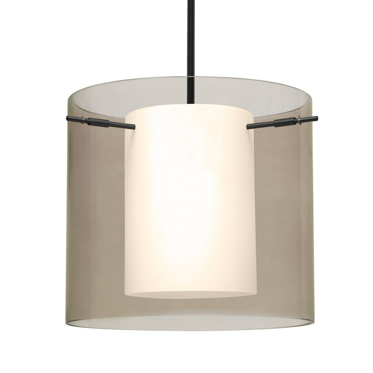 Besa - 1TT-S18407-LED-BK - LED Pendant - Besa Pahu 12 Stem Pendant - Black