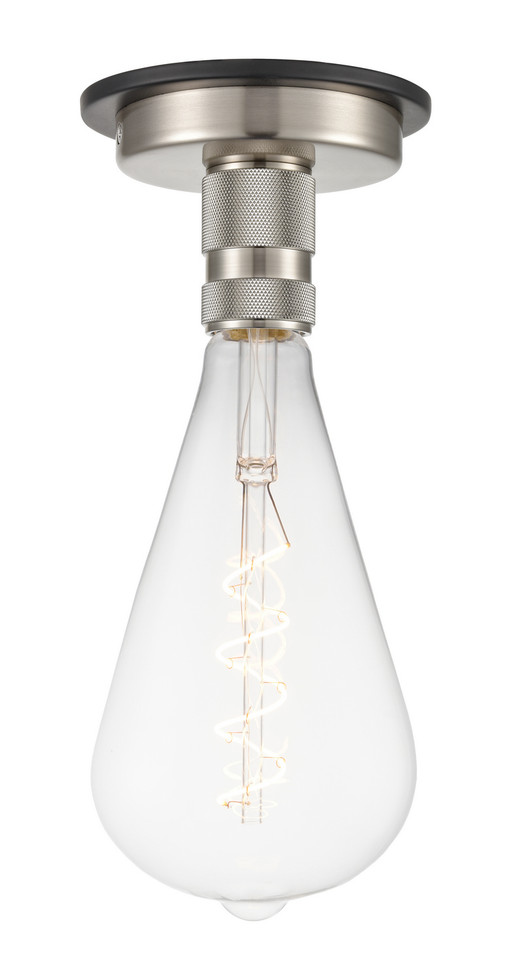 Innovations - 431-1F-BSN-BB-125-LED - One Light Flush Mount - Restoration - Brushed Satin Nickel