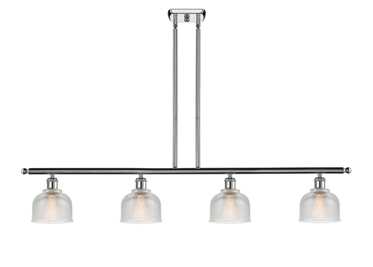 Innovations - 516-4I-PC-G412-LED - LED Island Pendant - Ballston - Polished Chrome