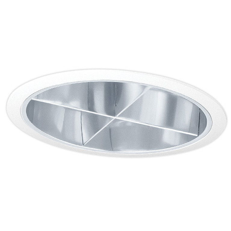 Elco Lighting - EL781C - 7 Vertical Rflctr W/Cross Blade - Clear Elco Lighting - EL781C - 7 Vertical Rflctr W/Cross Blade - Clear