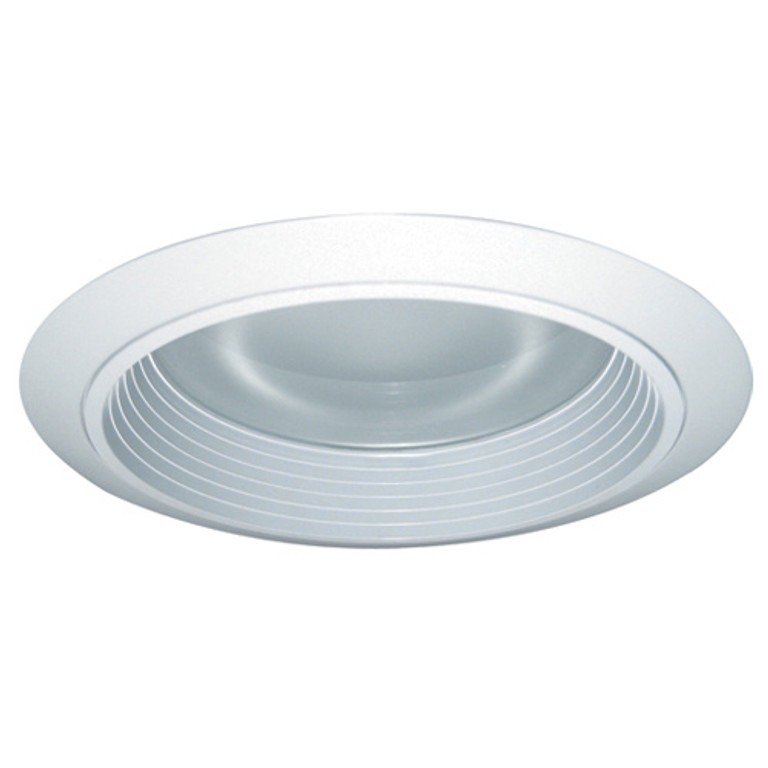 Elco Lighting - EL7422W - 6 Bffl Trim W/Rgrssd Frstd Lens - White Elco Lighting - EL7422W - 6 Bffl Trim W/Rgrssd Frstd Lens - White