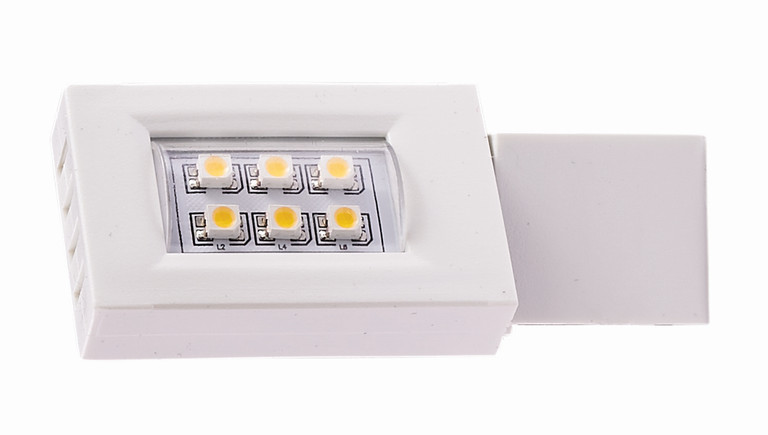 Elco Lighting - ET2194W - 1.5W Mini Trk LED Trk Head 6000K - All White Elco Lighting - ET2194W - 1.5W Mini Trk LED Trk Head 6000K - All White