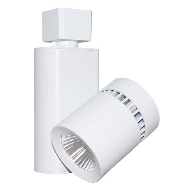 Elco Lighting - ET743-35DW - 15W LED Decorative Cylinder 15Deg 35K - All White Elco Lighting - ET743-35DW - 15W LED Decorative Cylinder 15Deg 35K - All White