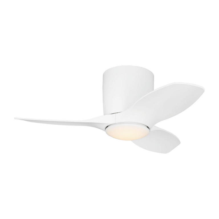 Generation Lighting - 3TTHR32RZWD - 32Ceiling Fan - Titus 32 Hugger LED - Matte White Generation Lighting - 3TTHR32RZWD - 32Ceiling Fan - Titus 32 Hugger LED - Matte White