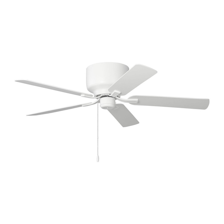 Generation Lighting - 5LDH52RZW - 52Ceiling Fan - Linden 52 Hugger - Matte White Generation Lighting - 5LDH52RZW - 52Ceiling Fan - Linden 52 Hugger - Matte White