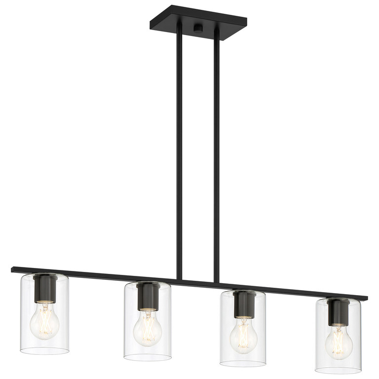 Access - 62586LEDDLP-MBL/CLR - LED Linear Pendant - Oslo - Matte Black Access - 62586LEDDLP-MBL/CLR - LED Linear Pendant - Oslo - Matte Black