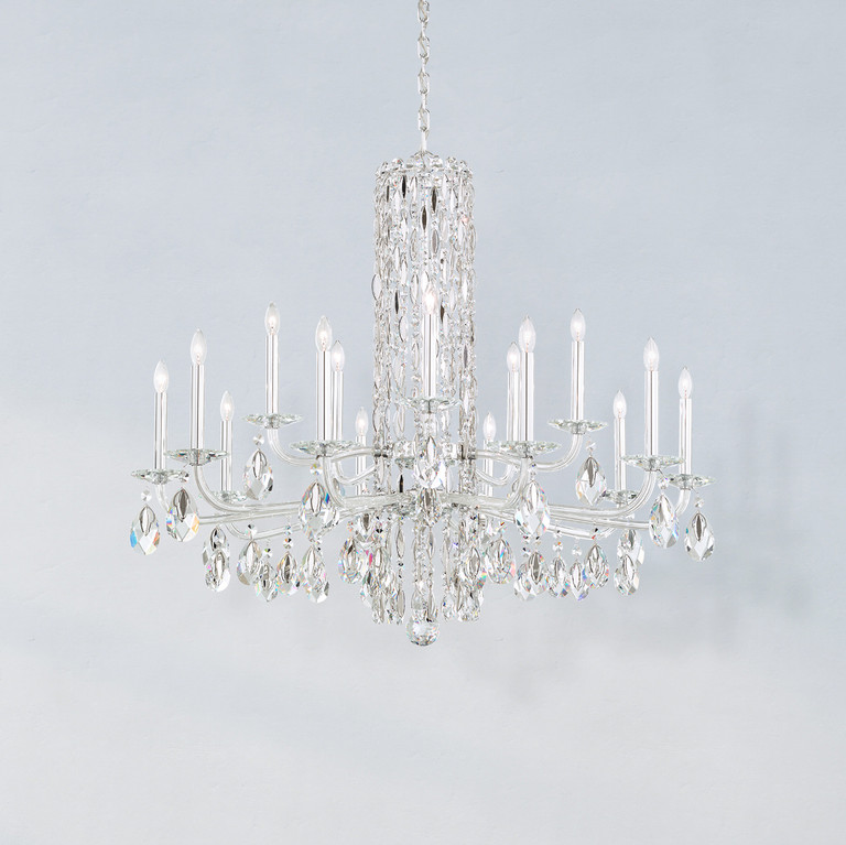 Schonbek - RS83151N-401R - 15 Light Chandelier - Siena - Polished Stainless Steel
