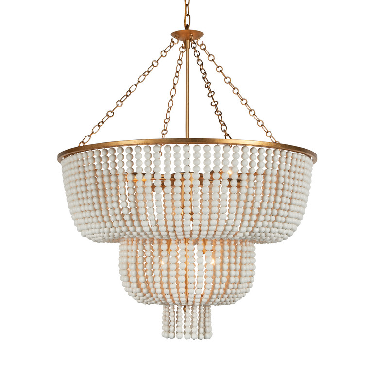 Terracotta Designs - H21103T-8GL - Eight Light Chandelier - Campana - Gold Leaf