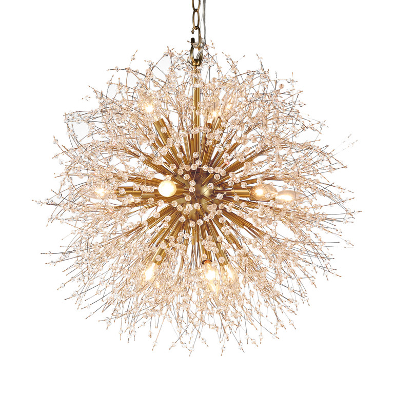 Terracotta Designs - H22105G-12 - 12 Light Chandelier - The Night Sky Milky Way - Gold